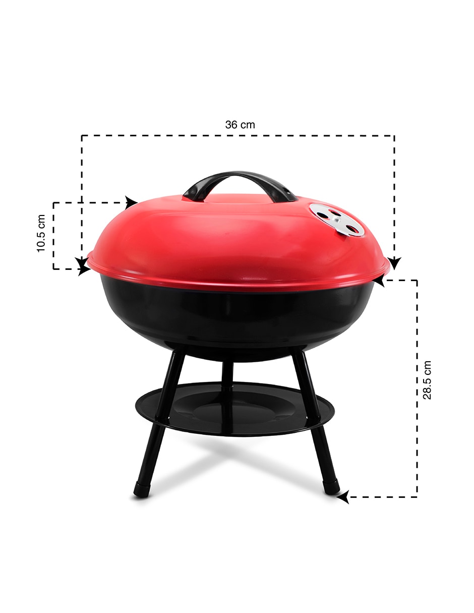 Asador carbón andromeda�inc 01084 de metal